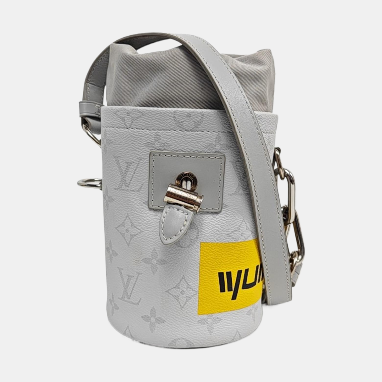 CHALK Monogram Coated Canvas Gray