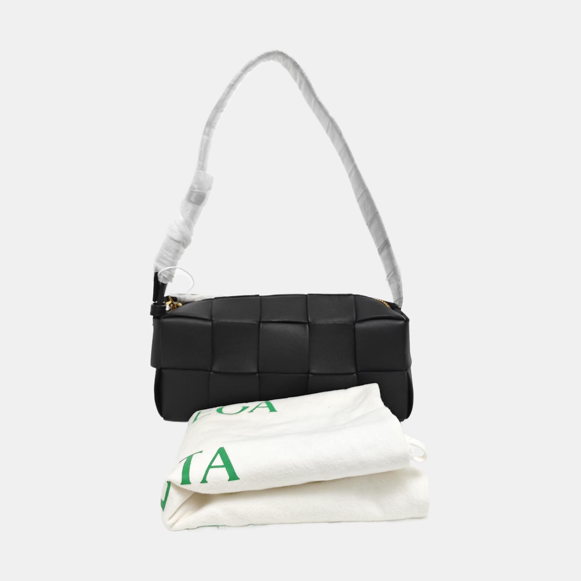 Brick Cassette Small Lambskin Black
