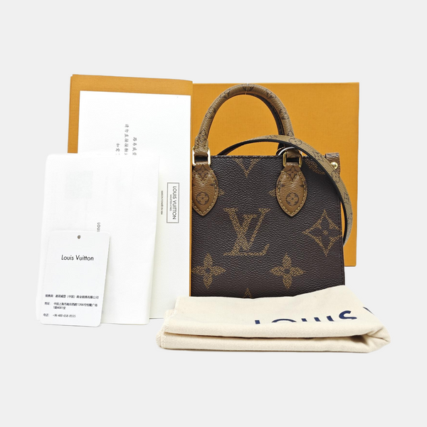 ONTHEGO BB Monogram Coated Canvas Brown