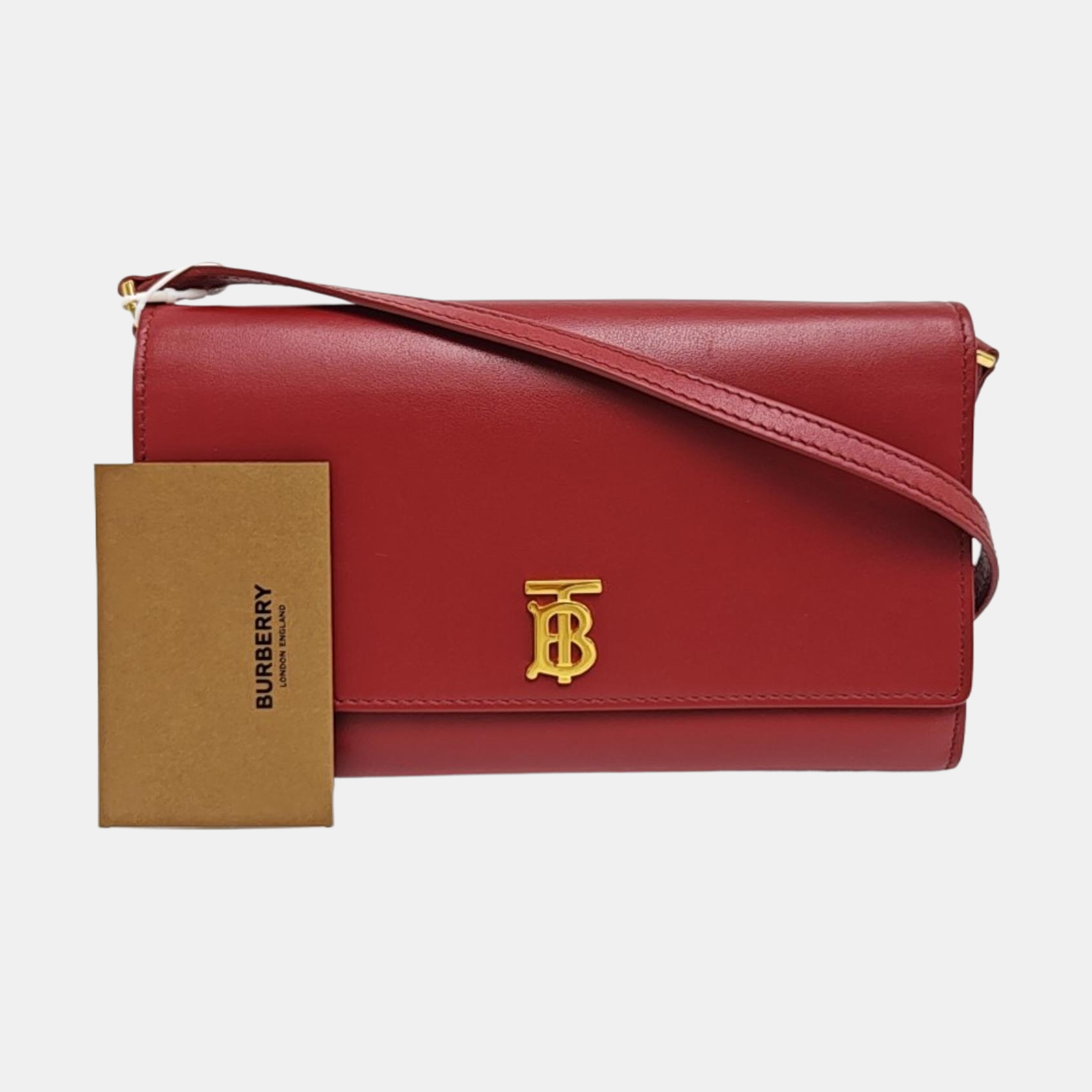 Calfskin Shoulder Bag Red