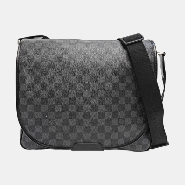 DANIEL Damier Graphite Coated Canvas Gray