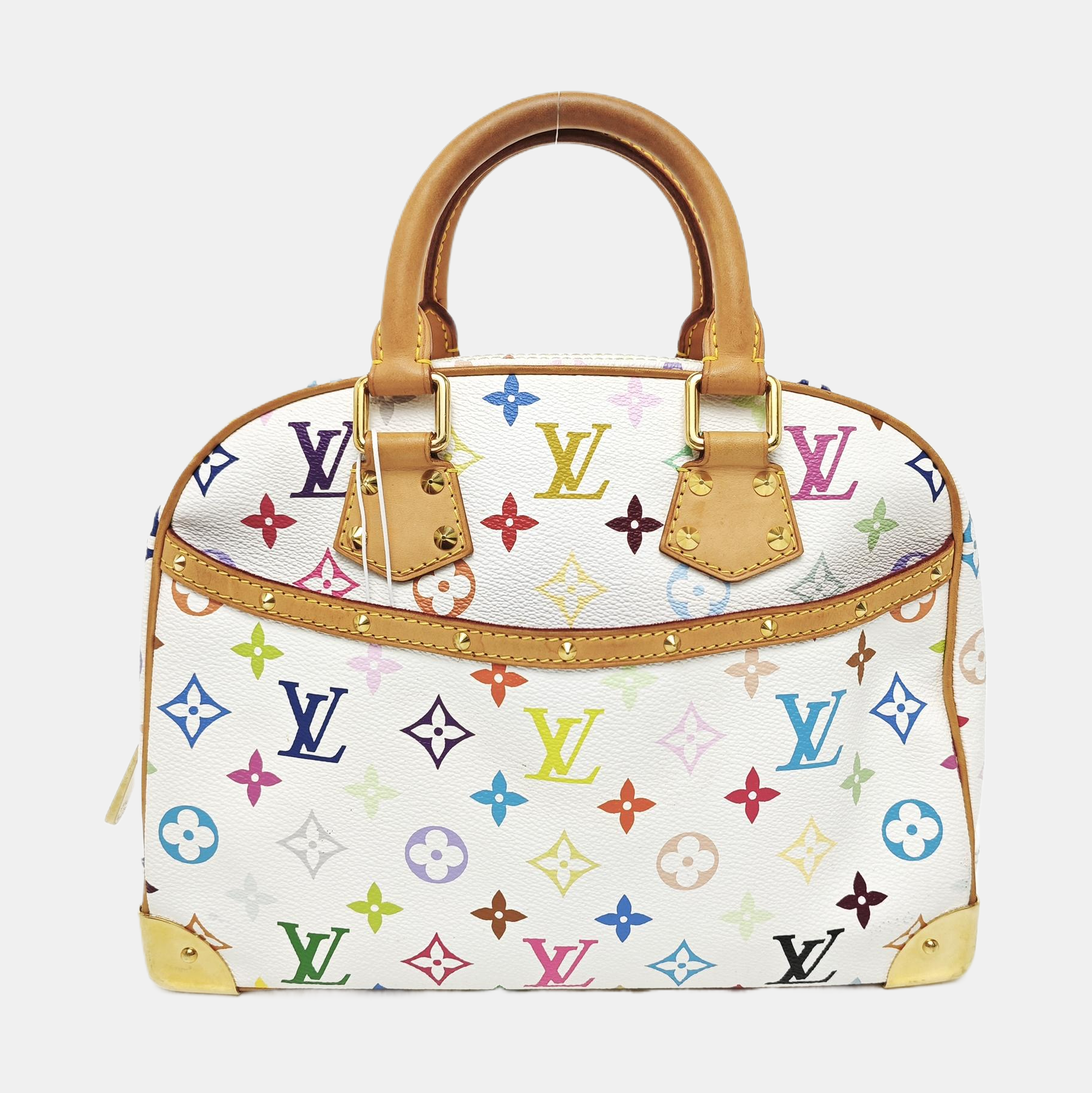 LV × TM DEAUVILLE Monogram Coated Canvas White
