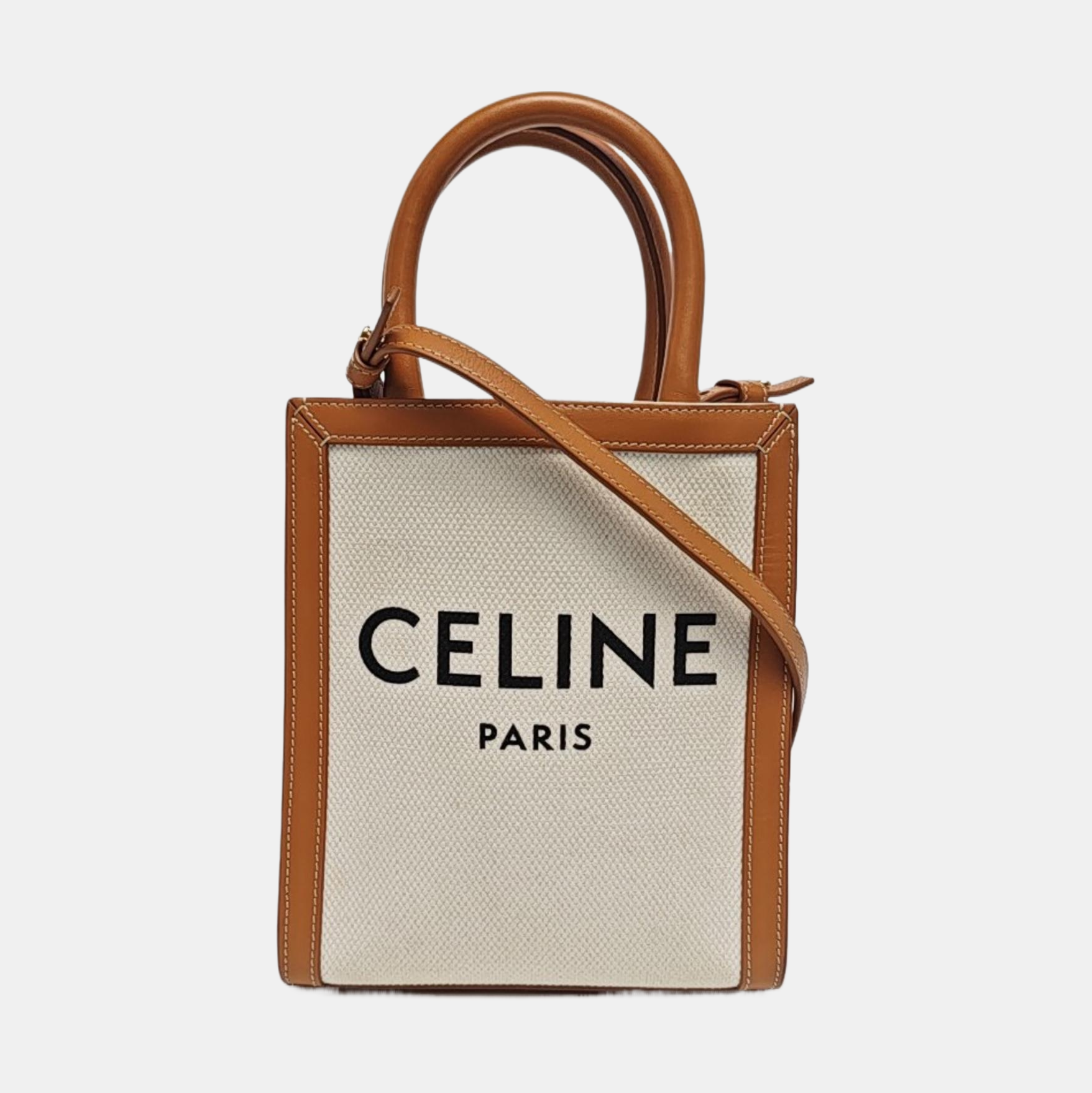 CABAS CELINE Mini Canvas White