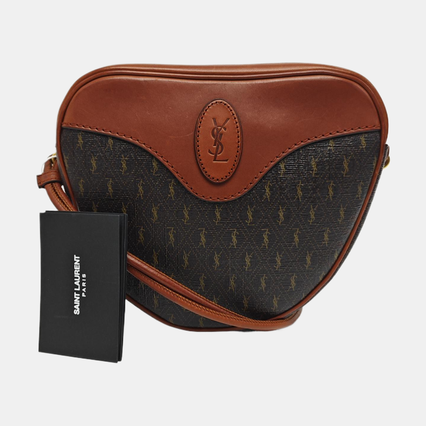 LE MONOGRAMME CŒUR Calfskin Brown