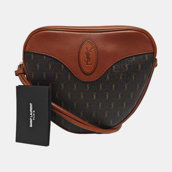 LE MONOGRAMME CŒUR Calfskin Brown