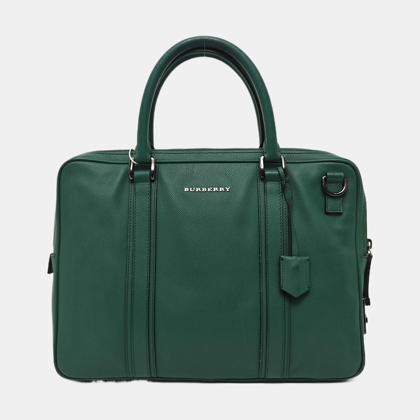 Calfskin Top Handle Bag Green