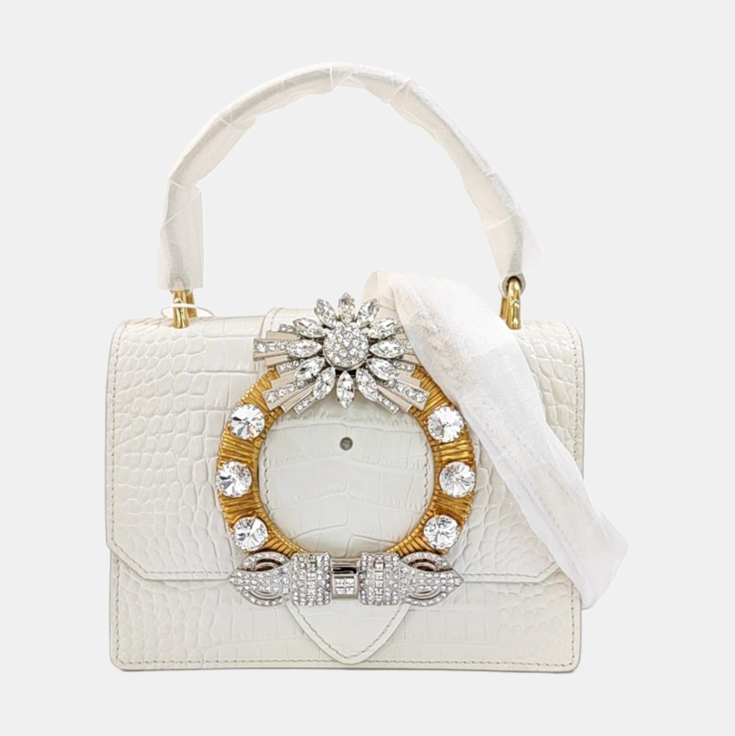 Miu Lady Calfskin White
