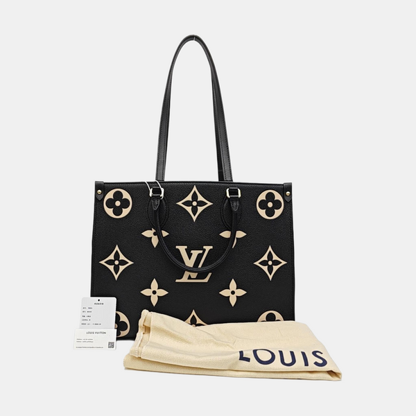 ONTHEGO MM Monogram Calfskin Black