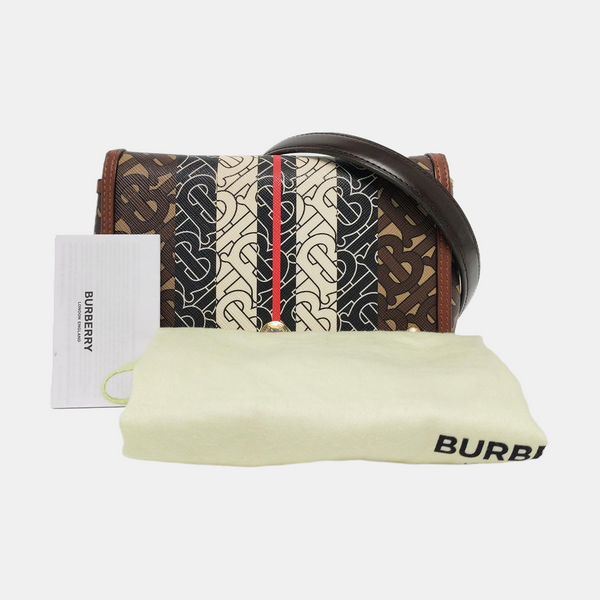 Crossbody Bag Coated Canvas Multicolor