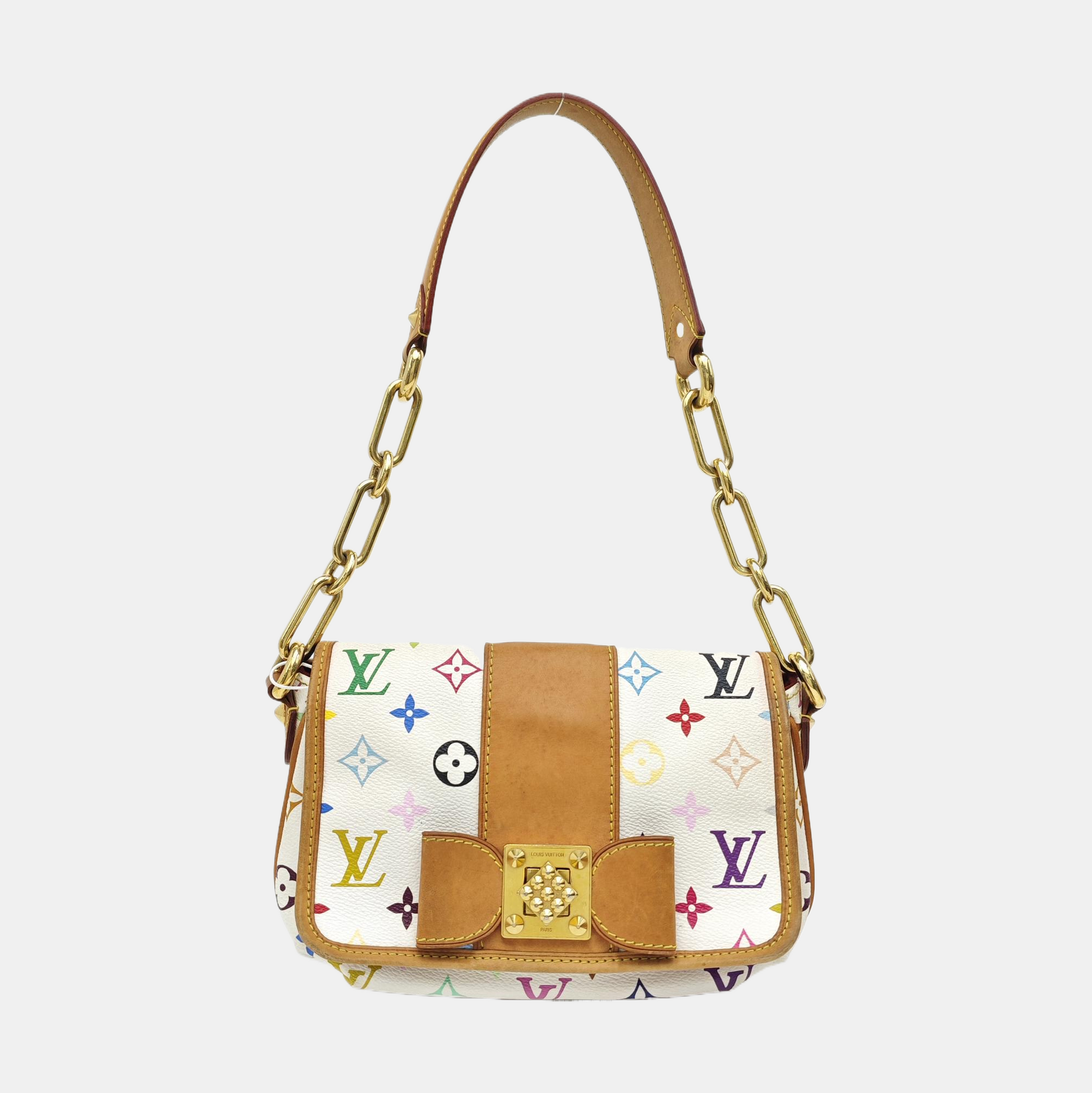 LV × TM ANNIE Monogram Coated Canvas White