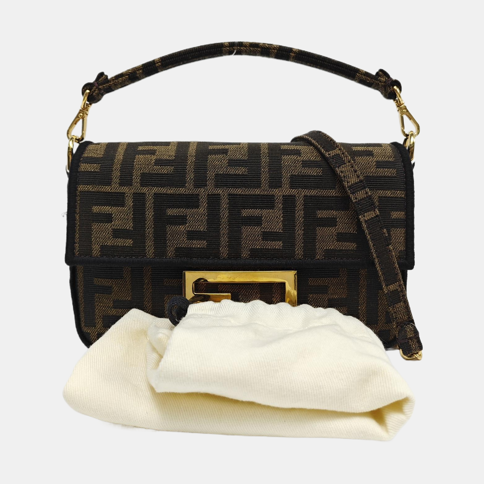 Baguette Mini Fabric Brown