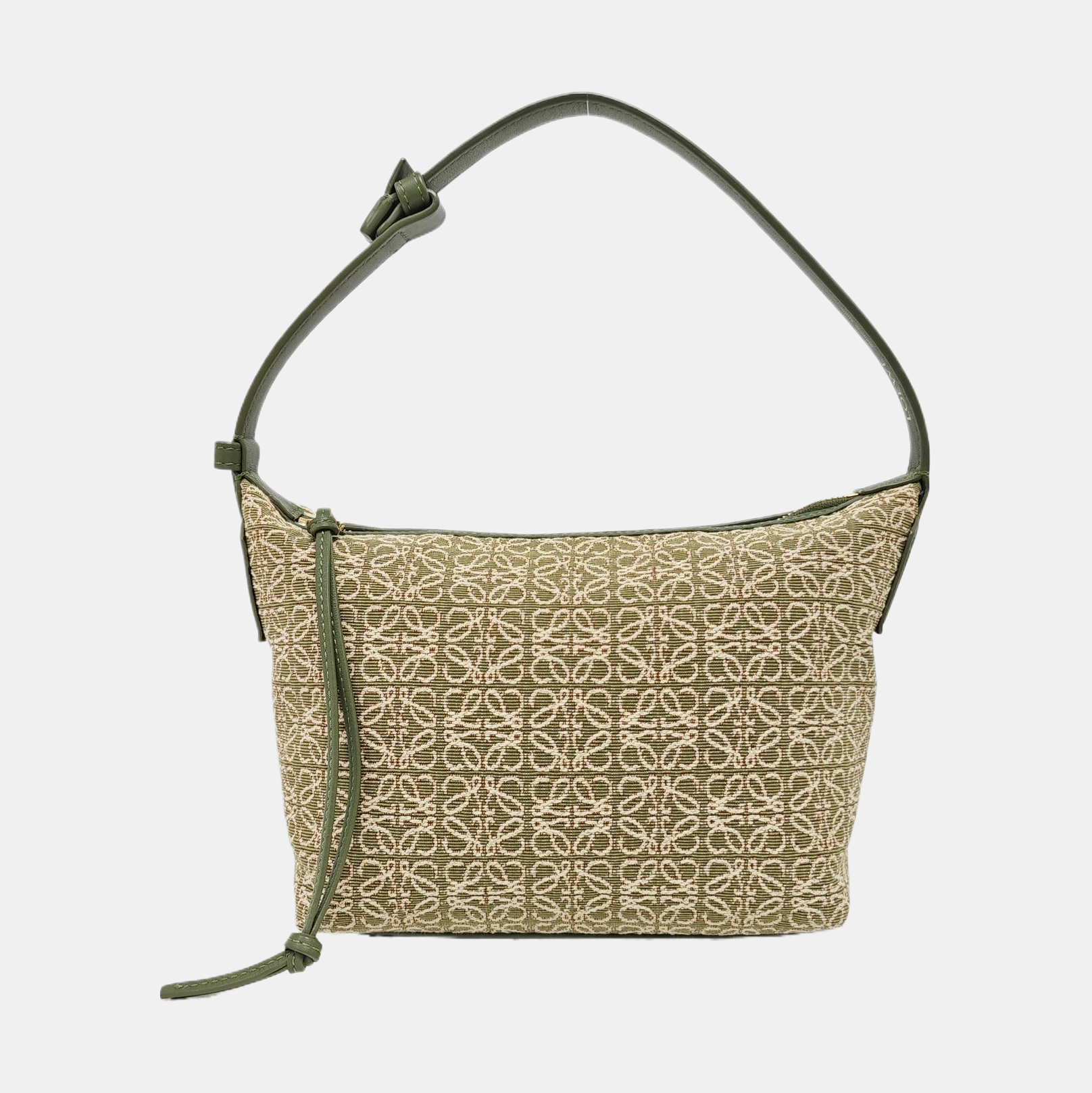 Canvas Top Handle Bag Green