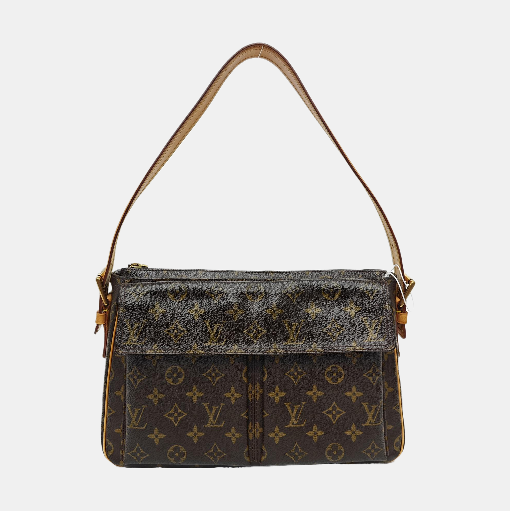 VIVA CITE Monogram Coated Canvas Brown