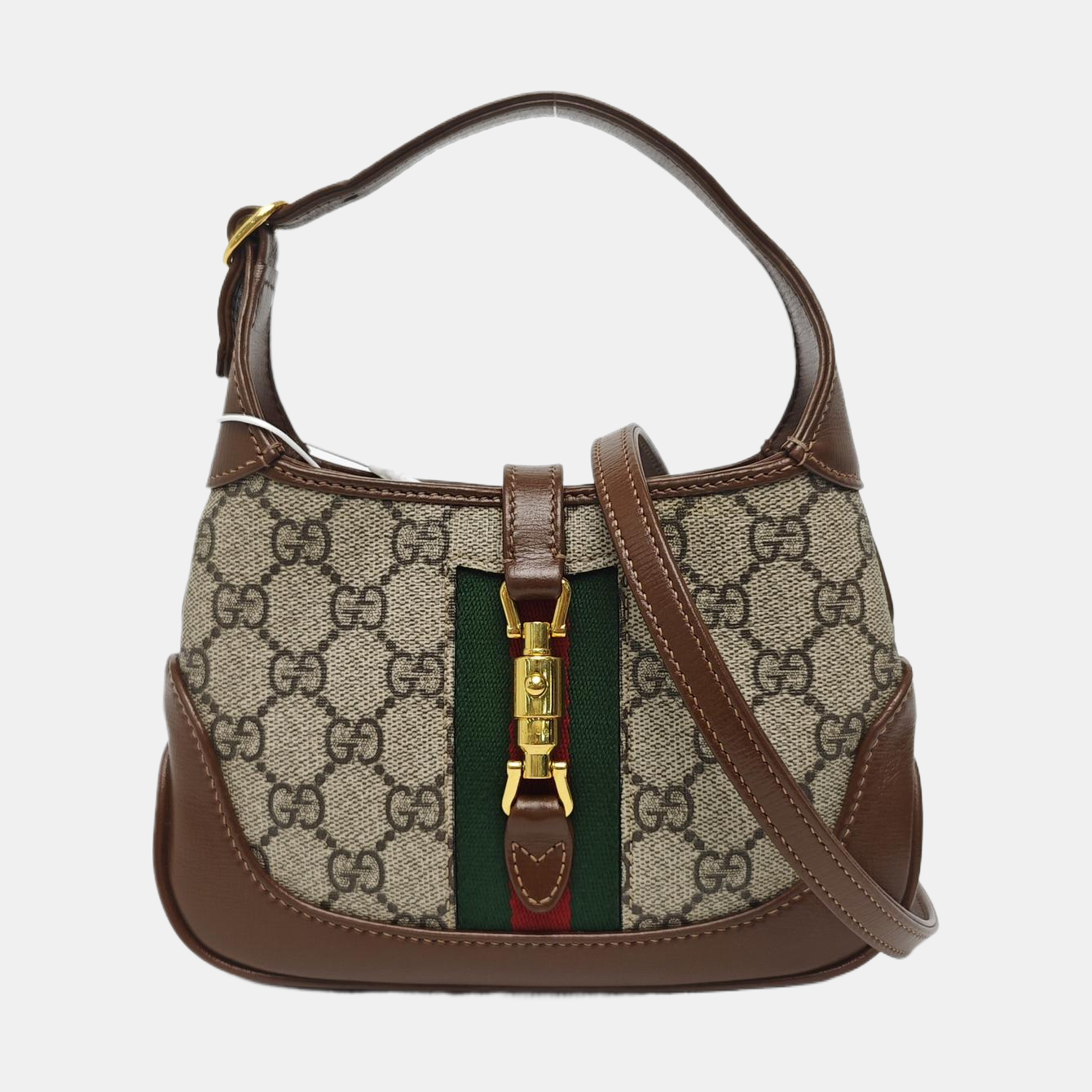 Jackie 1961 Mini Monogram Coated Canvas Beige