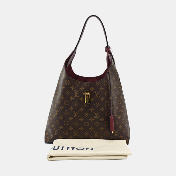 FLOWER Monogram Coated Canvas Brown