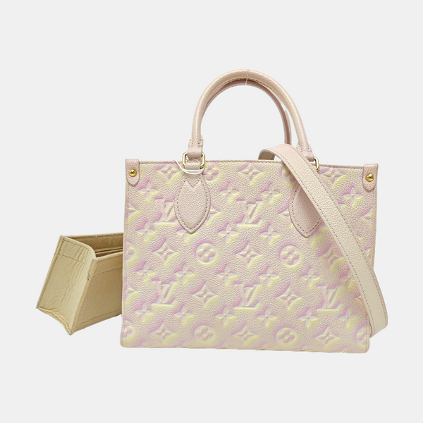 ONTHEGO PM Monogram Calfskin Pink