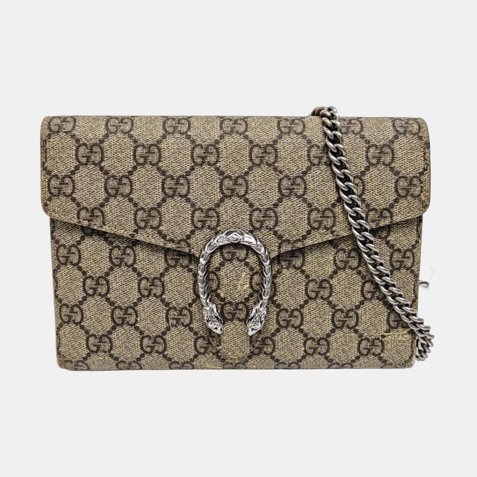 Dionysus Monogram Lona Revestida Beige