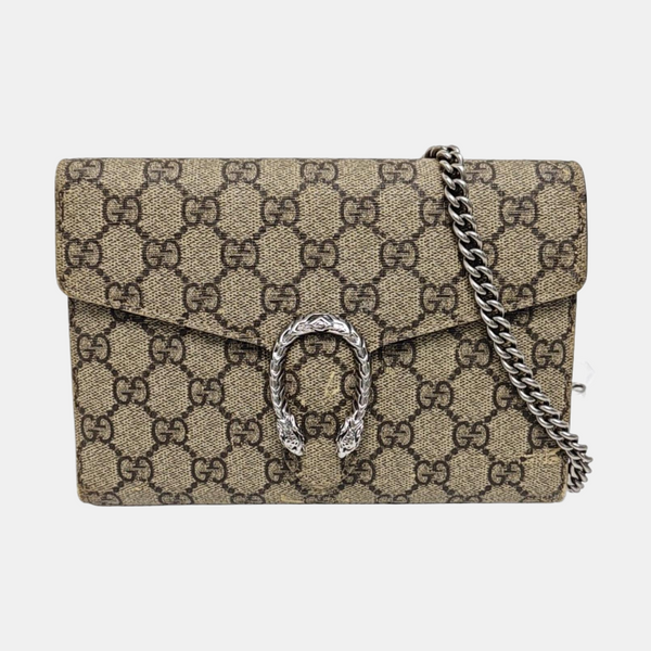 Dionysus Monogram Lona Revestida Beige