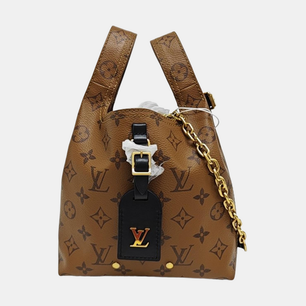 ATLANTIS PM Monogram Coated Canvas Brown