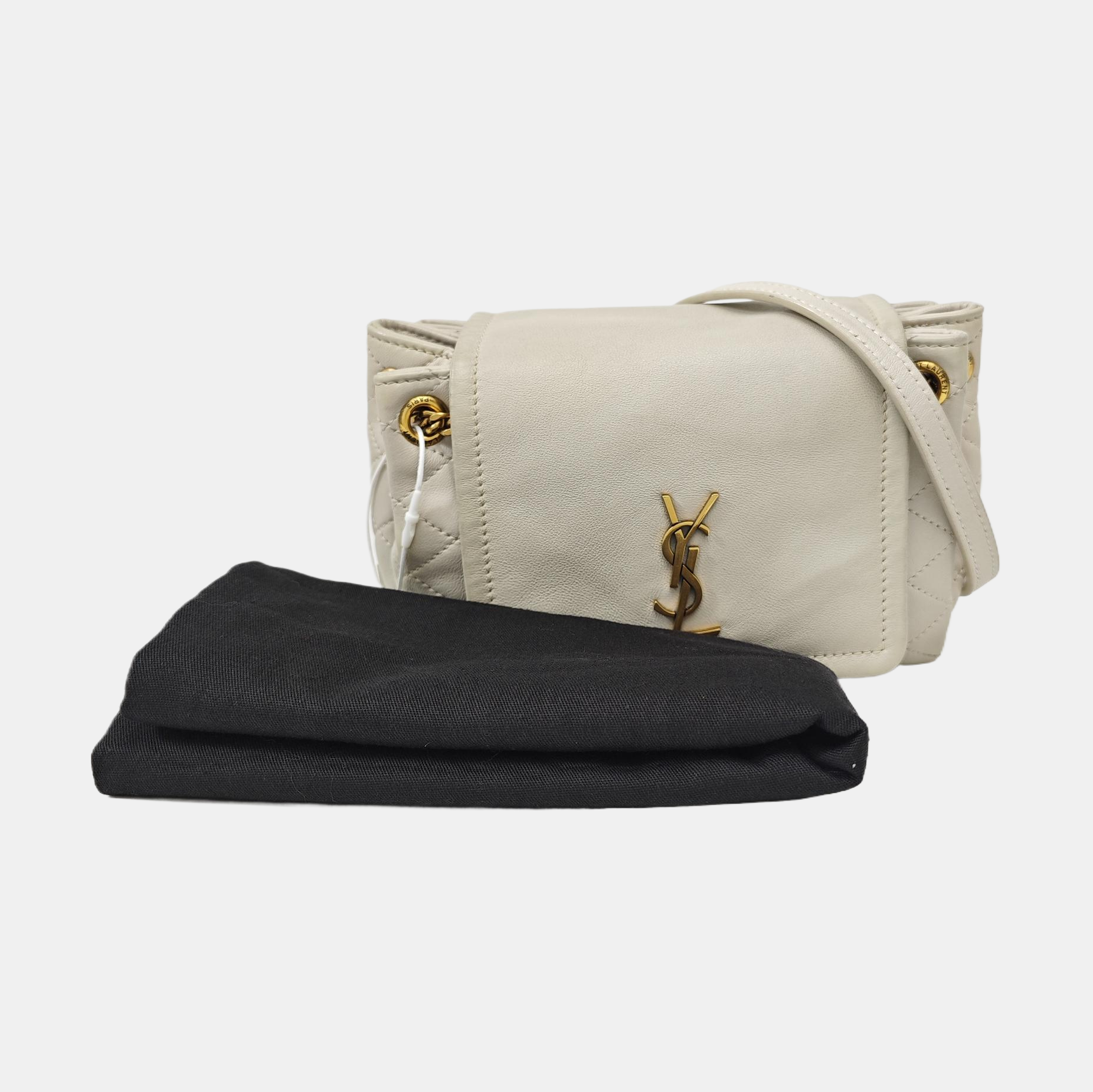 NOLITA Mini Quilted Lambskin Beige