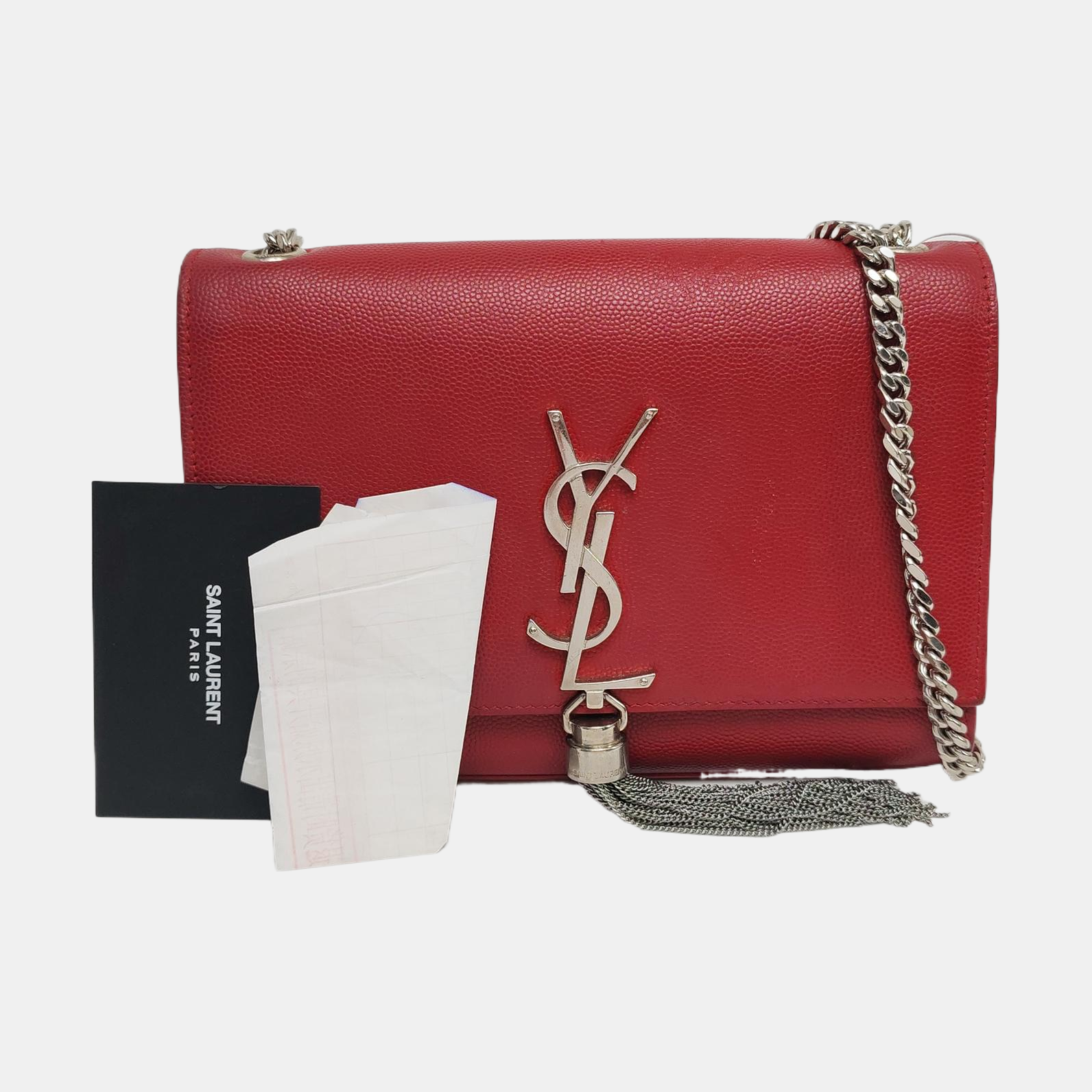 KATE Small Calfskin Red