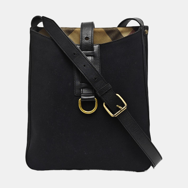 Canvas Shoulder Bag Black