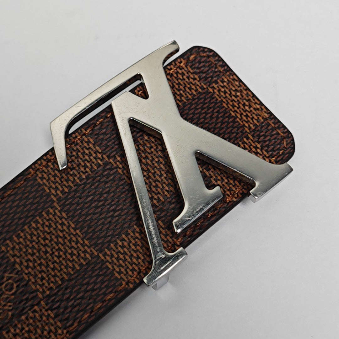 Coated Canvas Belt Brown