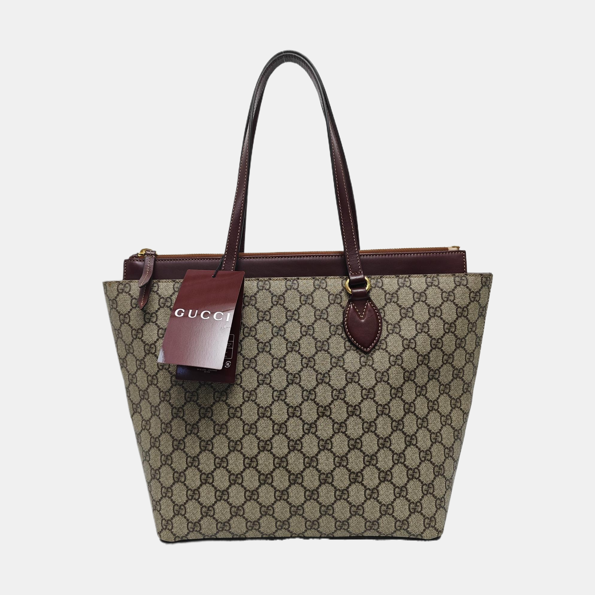 Monogram Coated Canvas Shoulder Bag Black