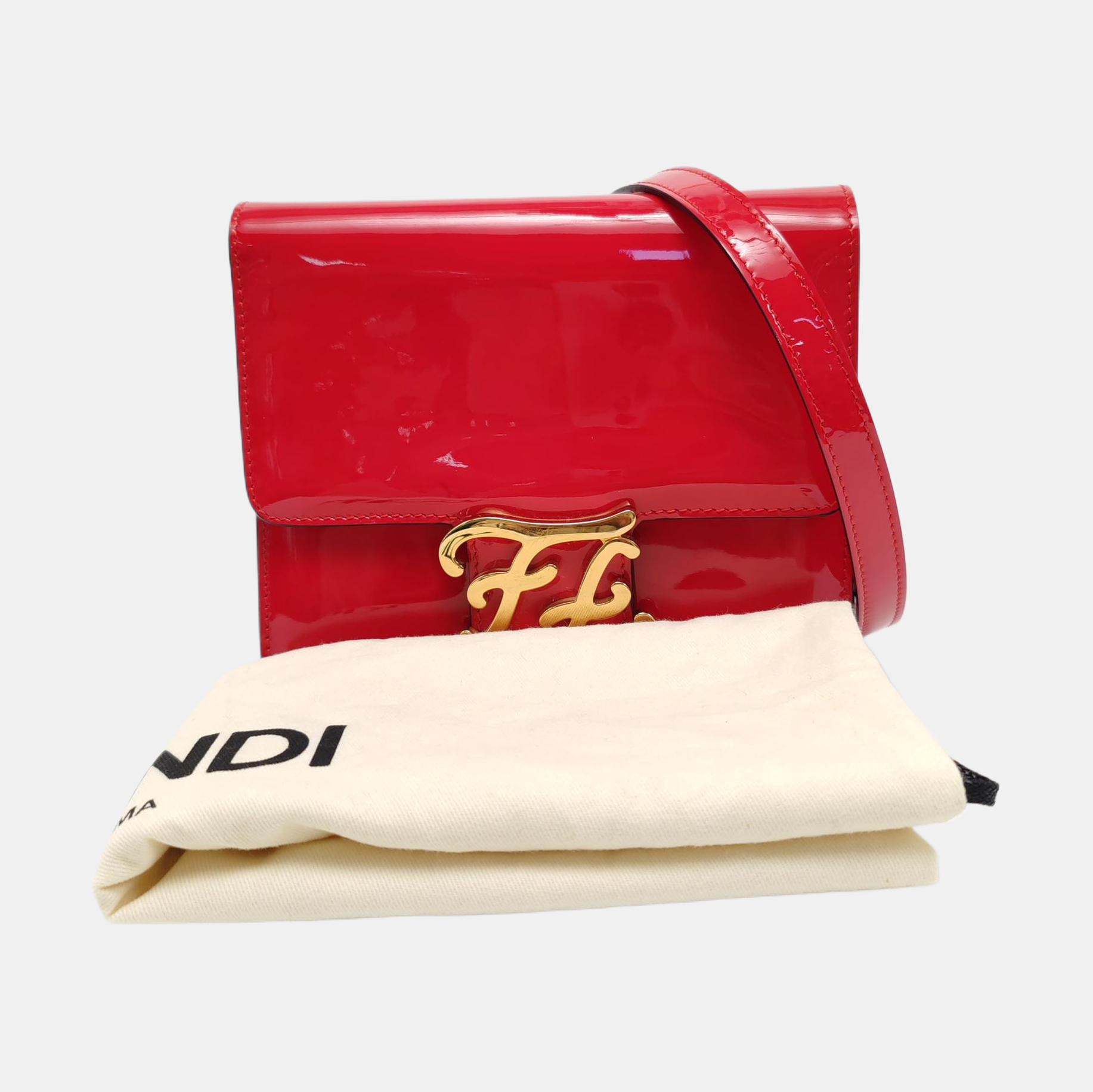 Karligraphy Patent Leather Red