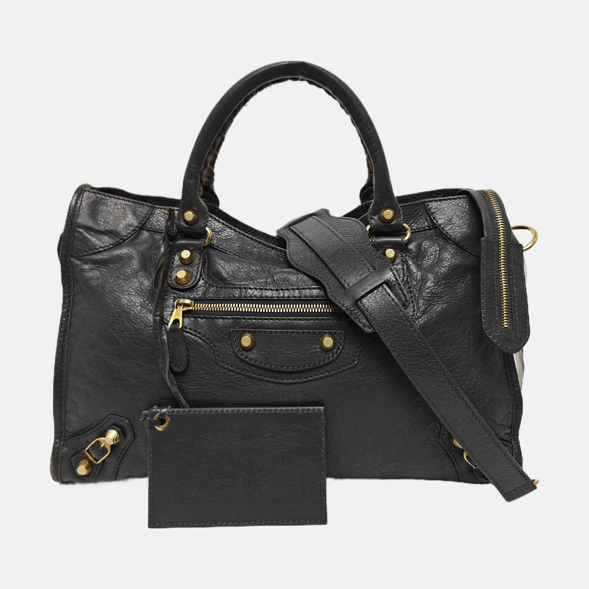 Classic City Medium Lambskin Gray