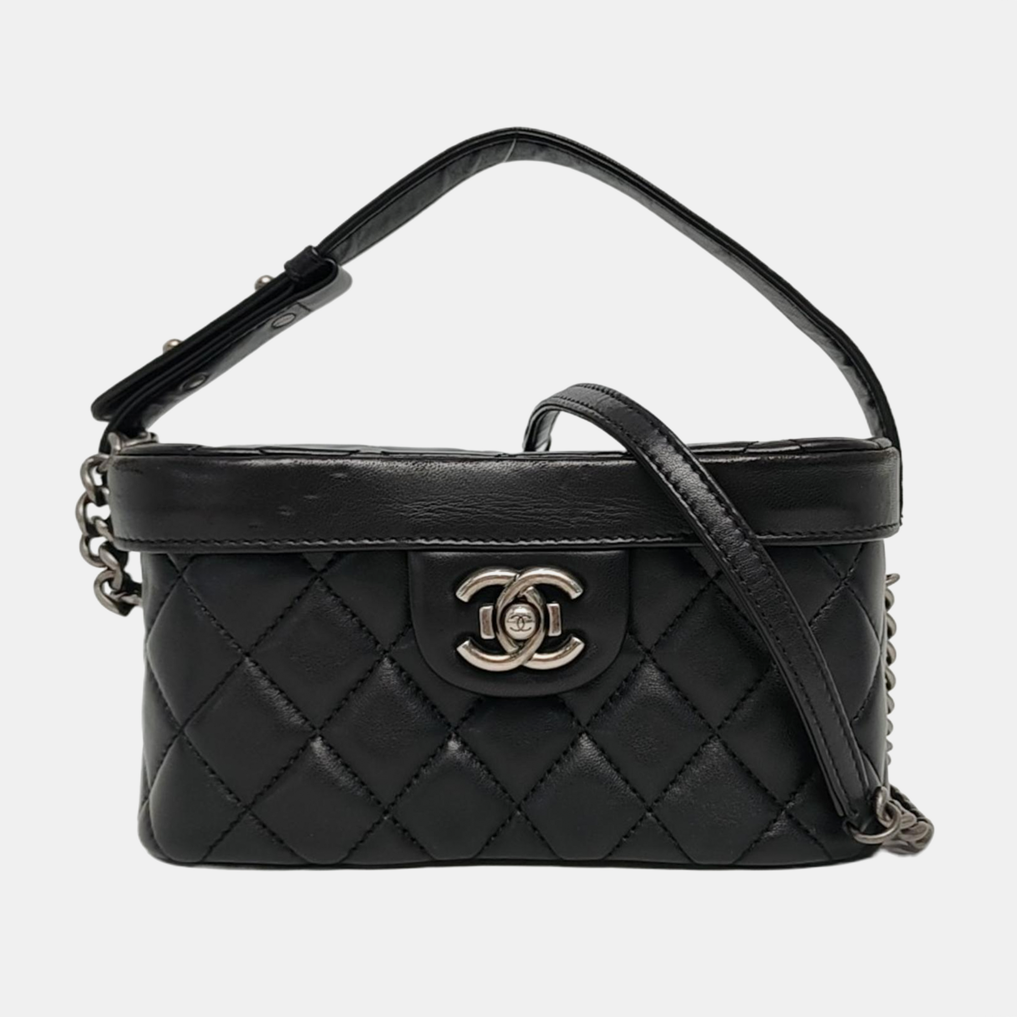 Quilted Lambskin Black