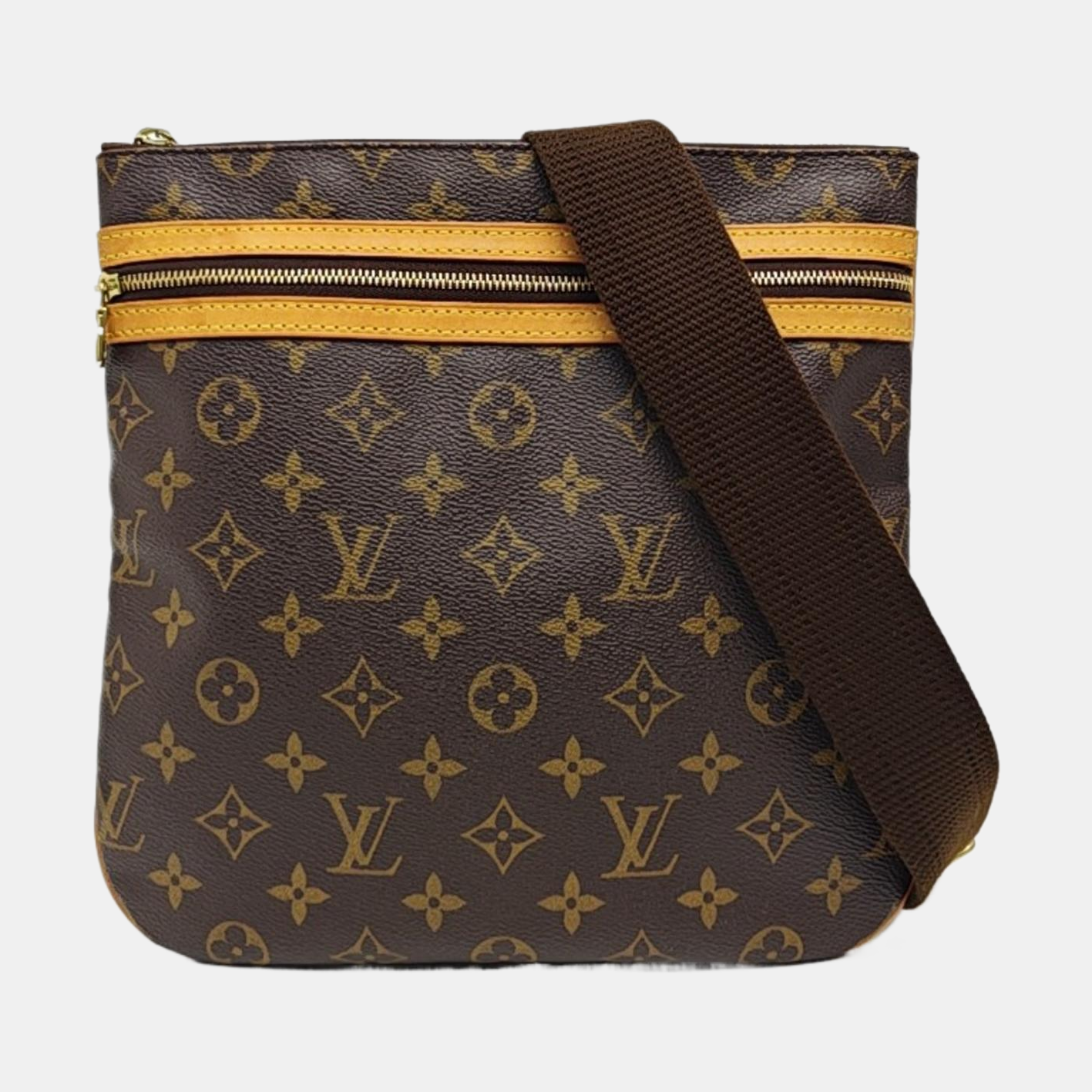 BOSPHORE Monogram Coated Canvas Brown