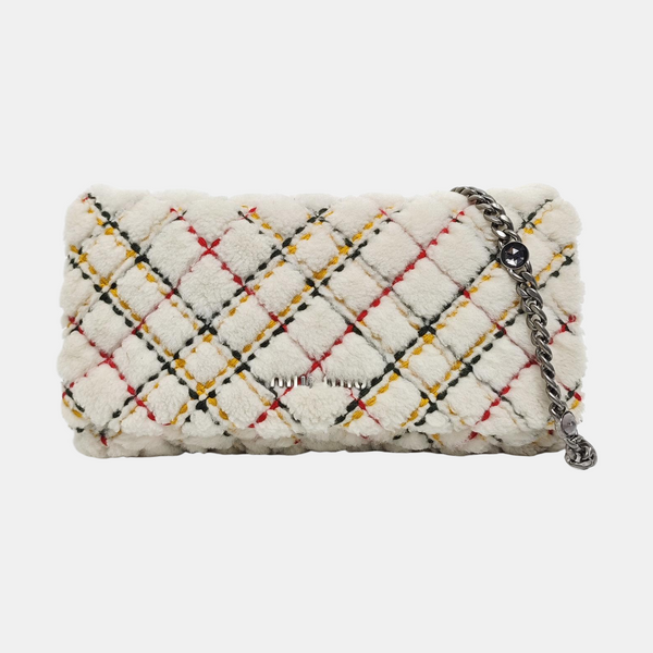 Fabric Crossbody Bag White