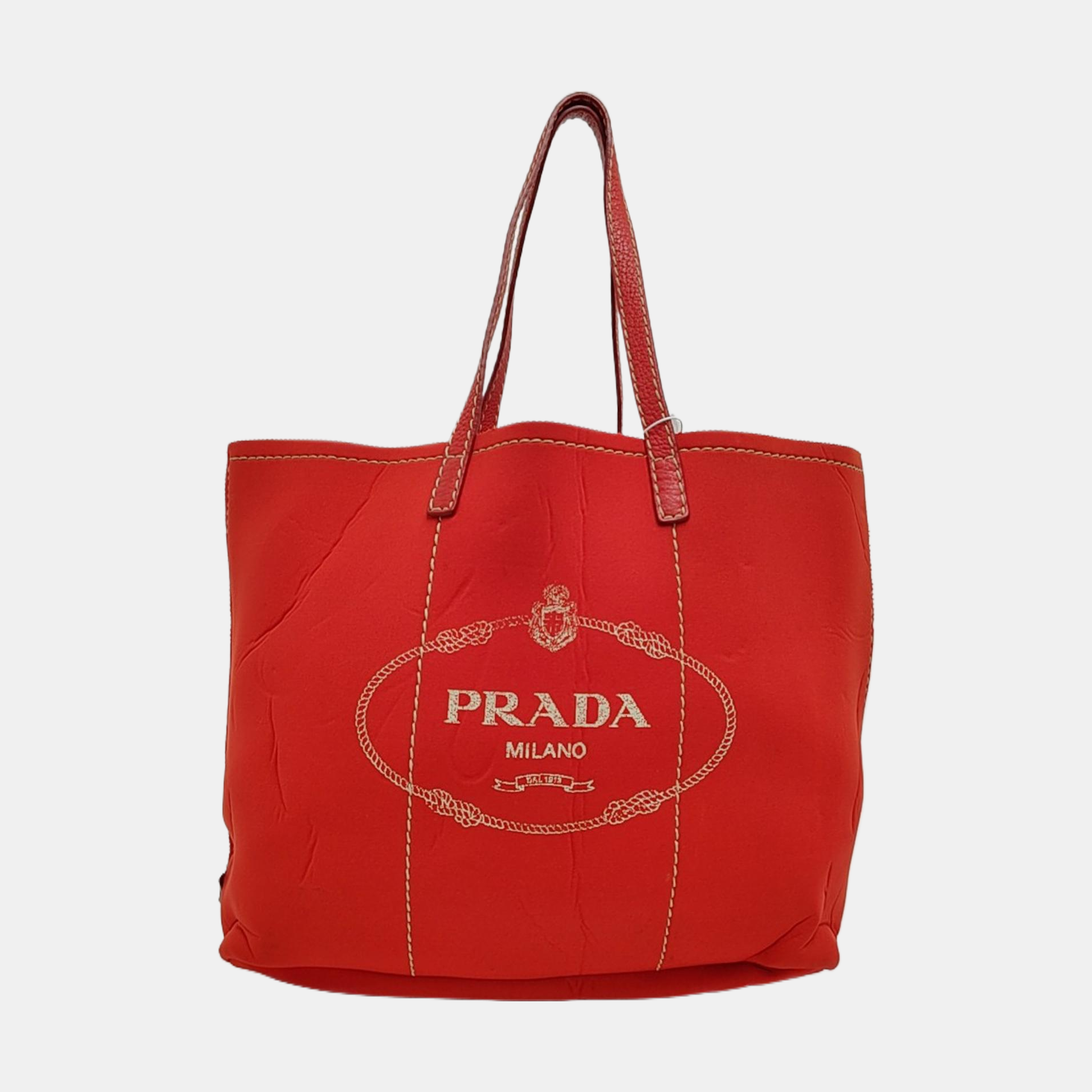 Fabric Tote Bag Red