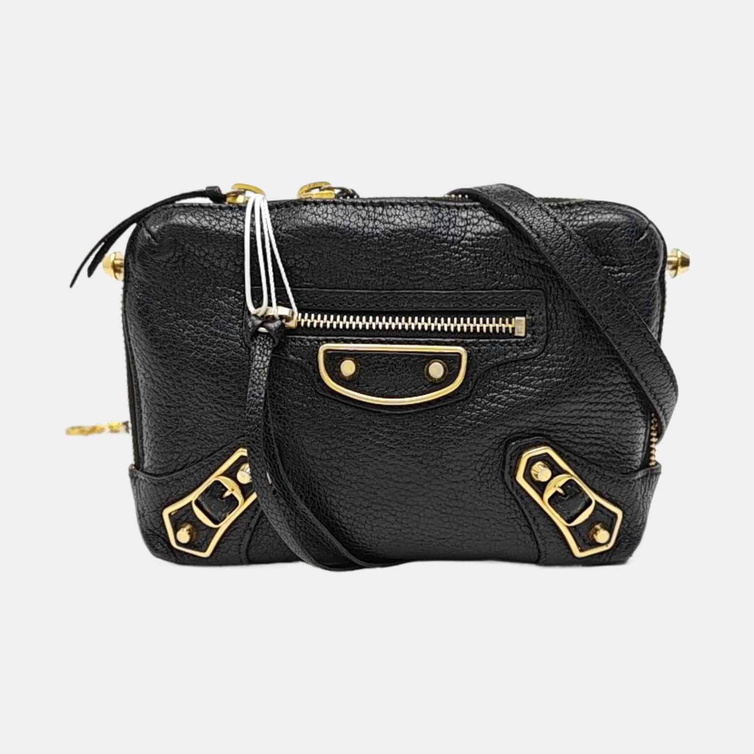 Calfskin Shoulder Bag Black