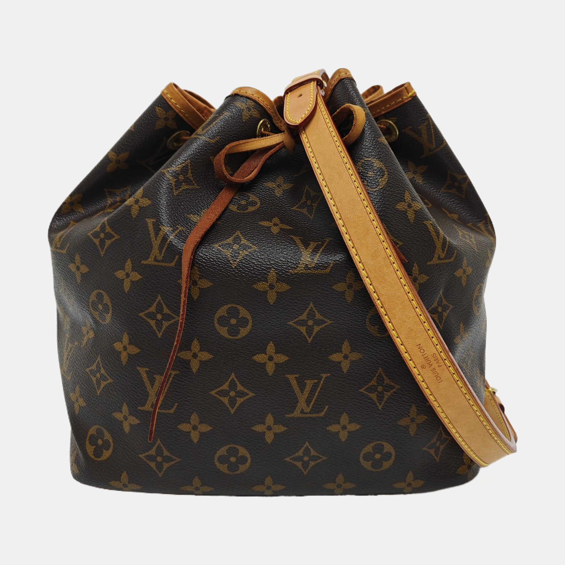 NÉONOÉ PM Monogram Coated Canvas Brown