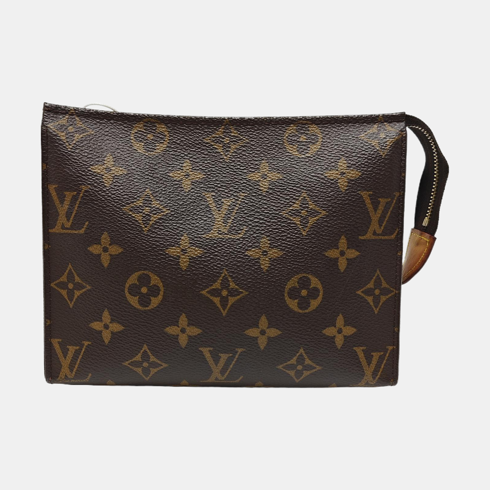 TOILET POCKET 19 Monogram Coated Canvas Brown