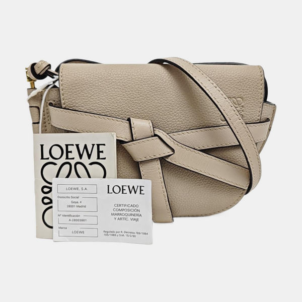 Gate Mini Calfskin Gray