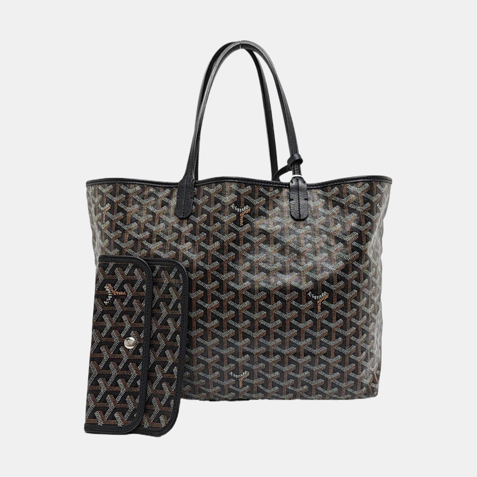 Saint Louis PM Coated Canvas Black