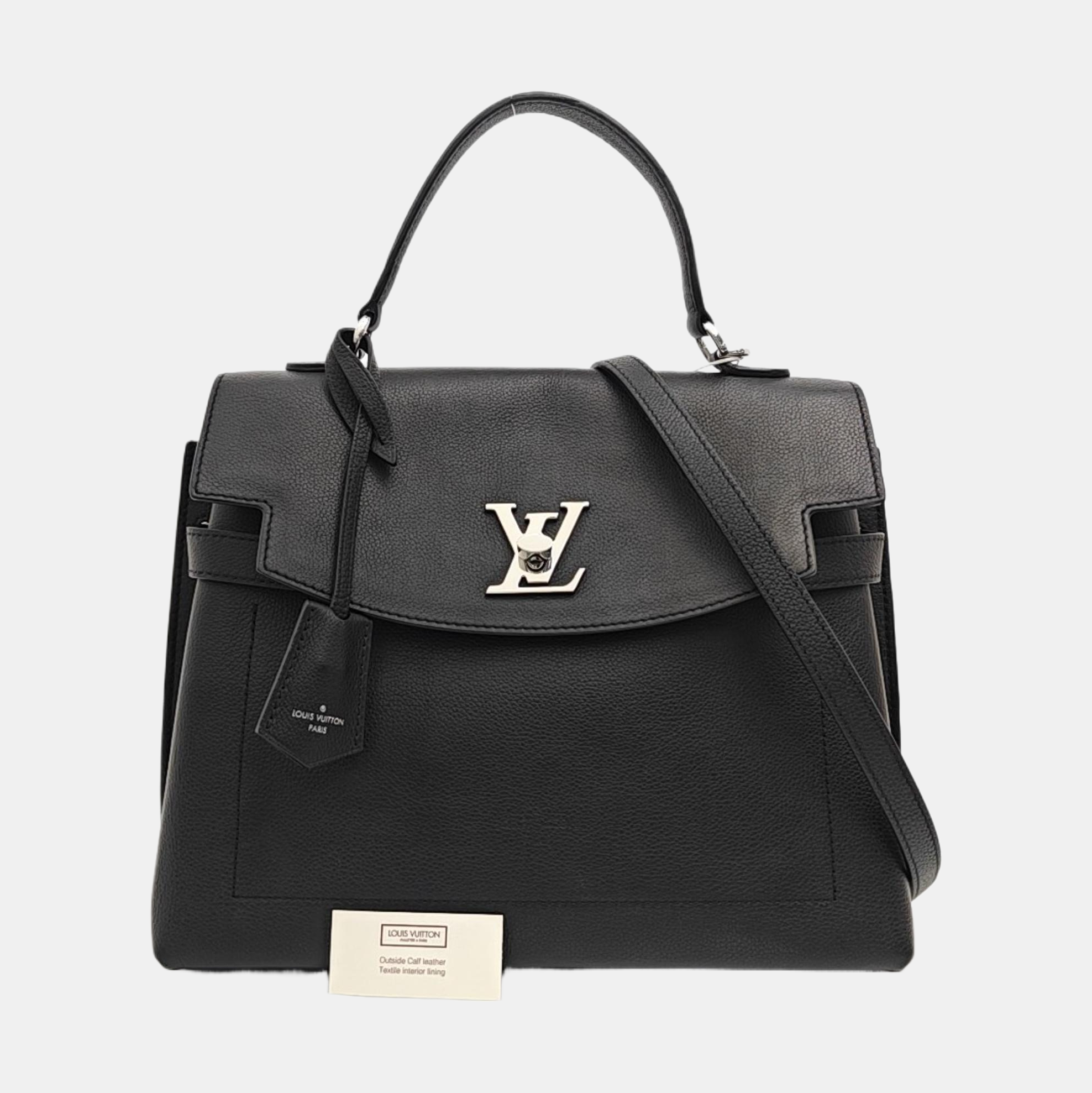 LOCKME EVER MM Calfskin Black