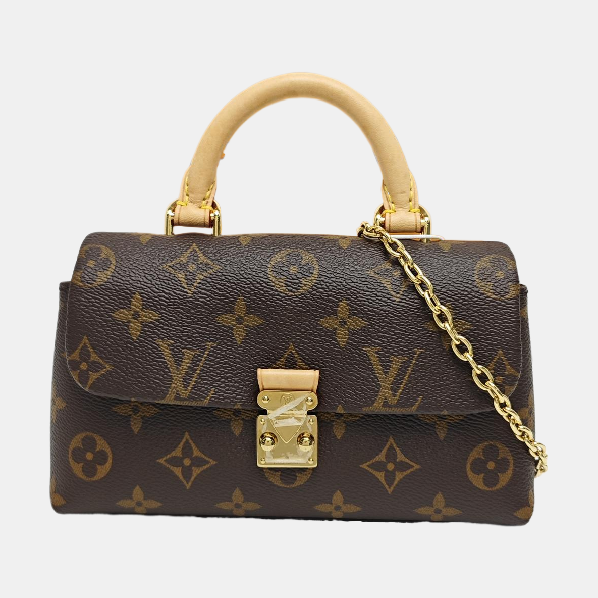 MADELEINE Monogram Coated Canvas Brown