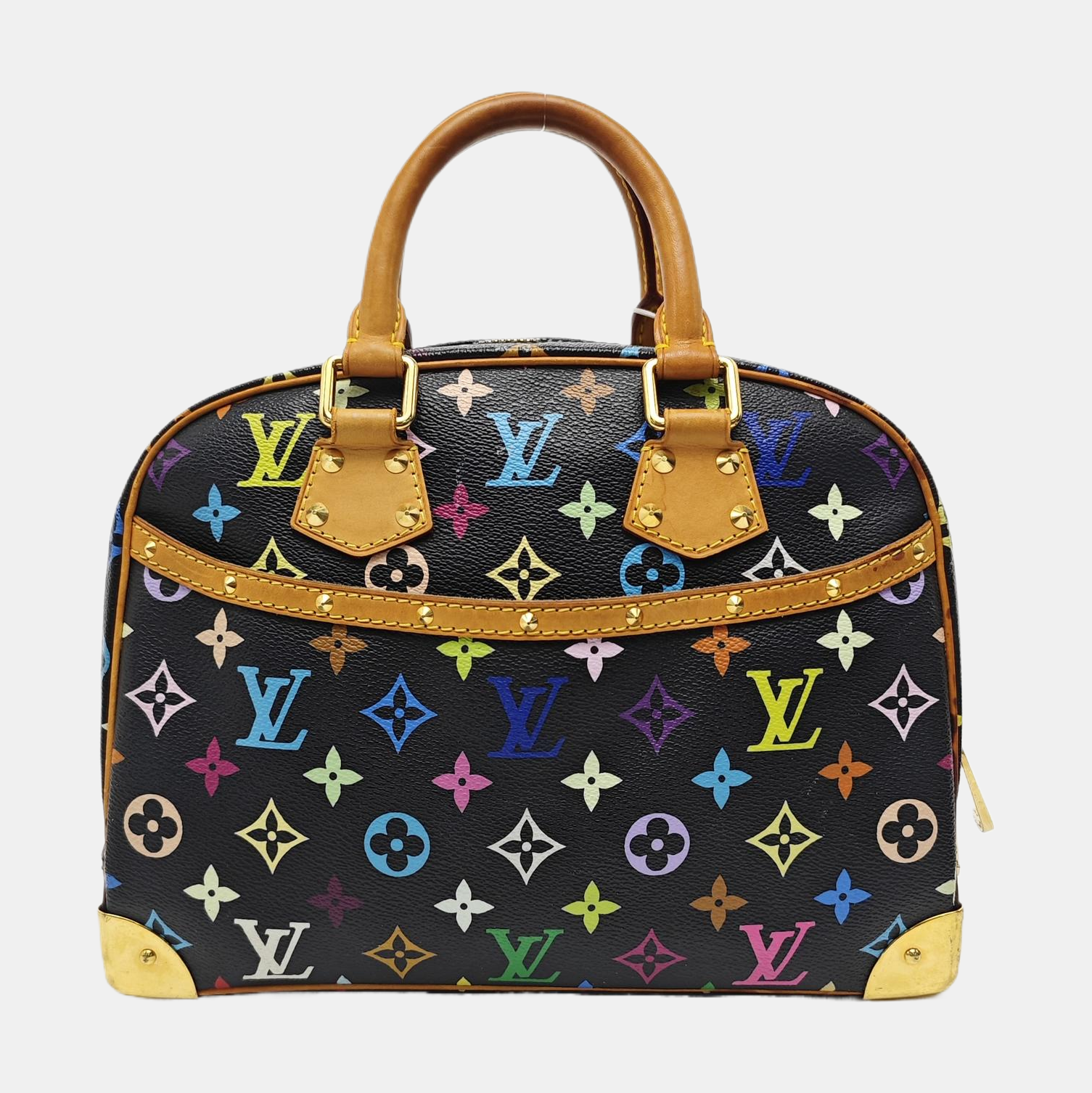 LV × TM DEAUVILLE Monogram Coated Canvas Black