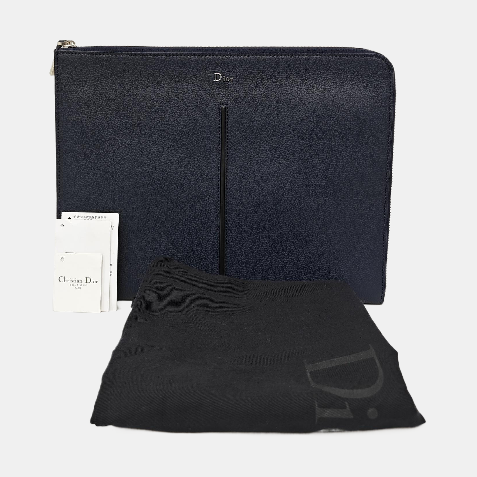 Calfskin Clutch Blue