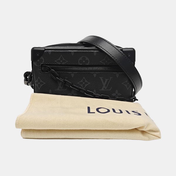 SOFT TRUNK Mini Monogram Coated Canvas Black