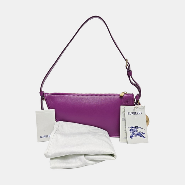 Calfskin Shoulder Bag Mini Purple
