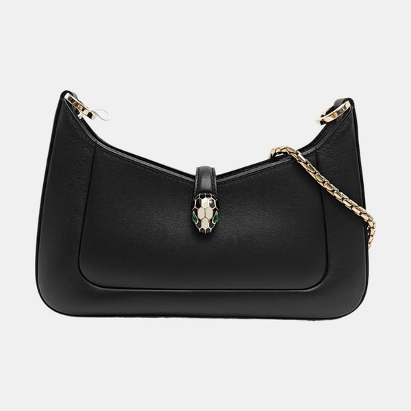 SERPENTI FOREVER Small Calfskin Black
