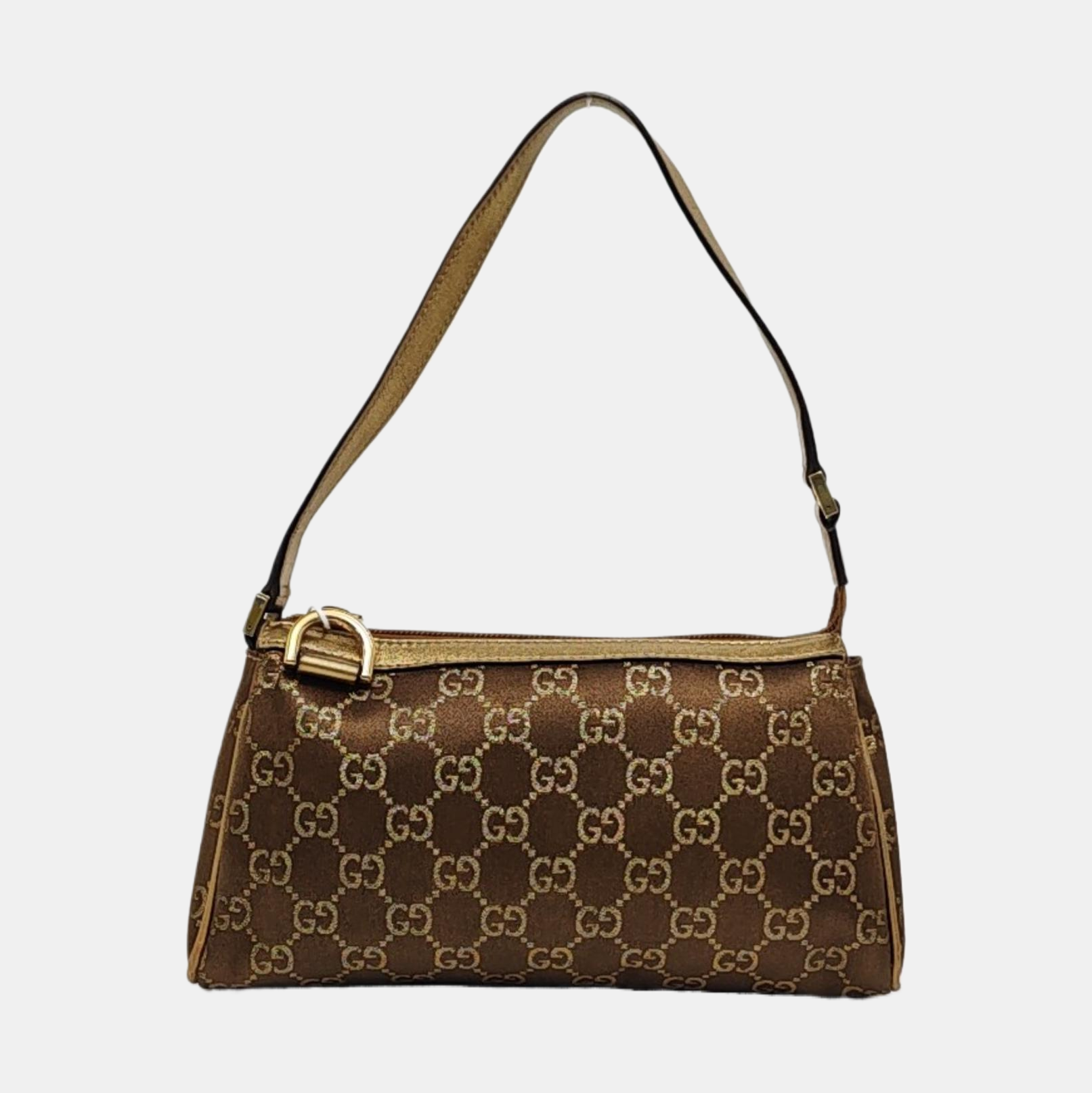 Monogram Canvas Top Handle Bag Brown