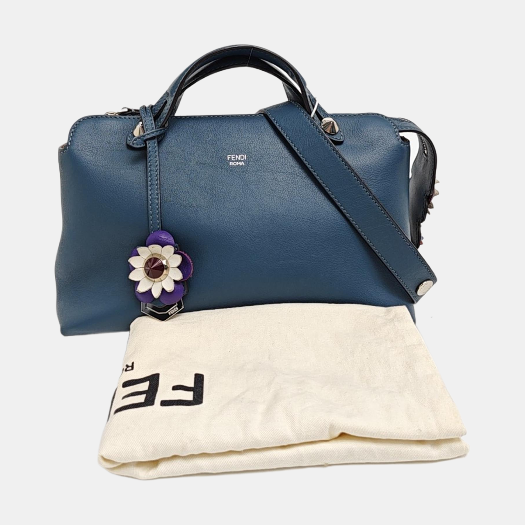 By The Way Medium Calfskin Blue