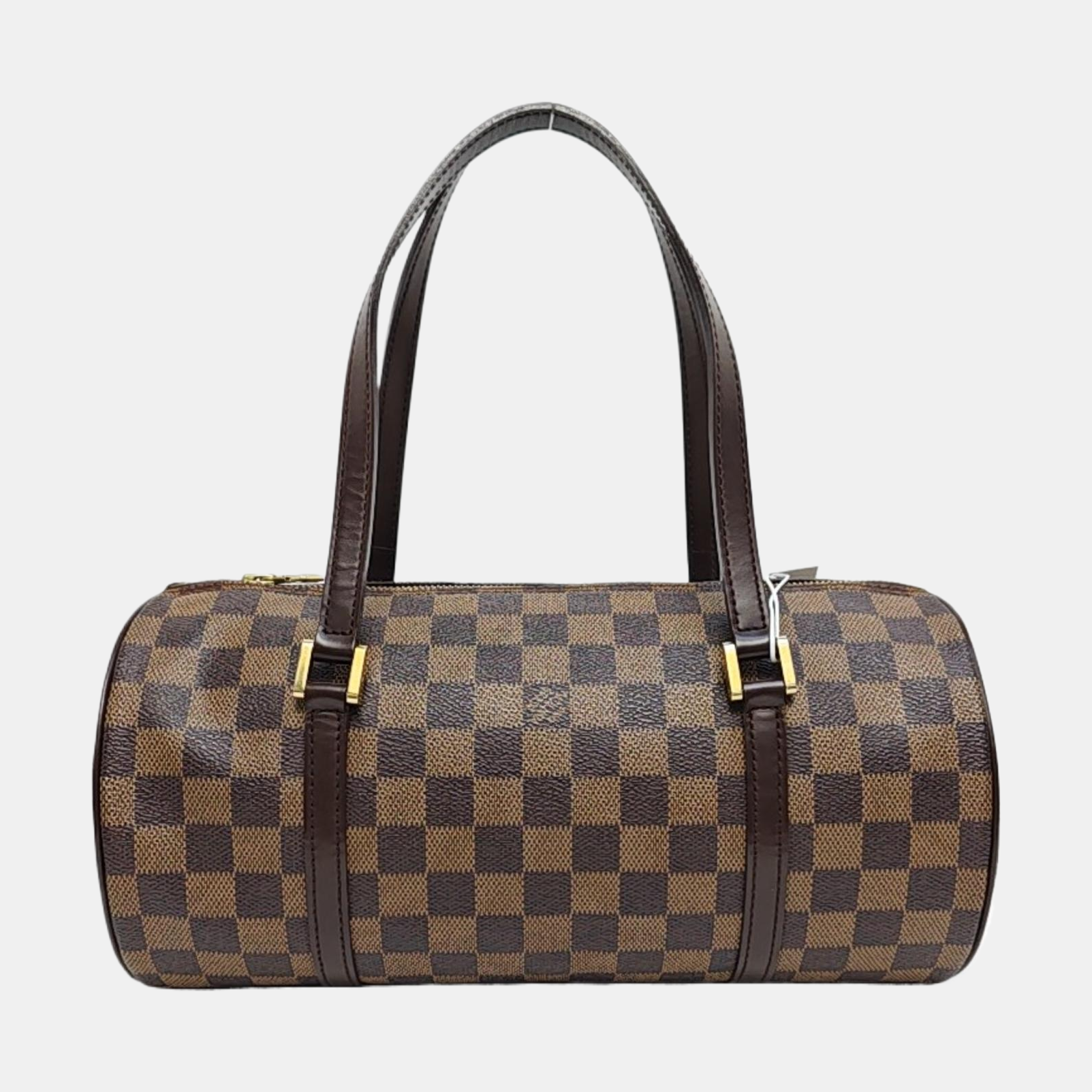 PAPILLON 30 Damier Ebene Coated Canvas Brown