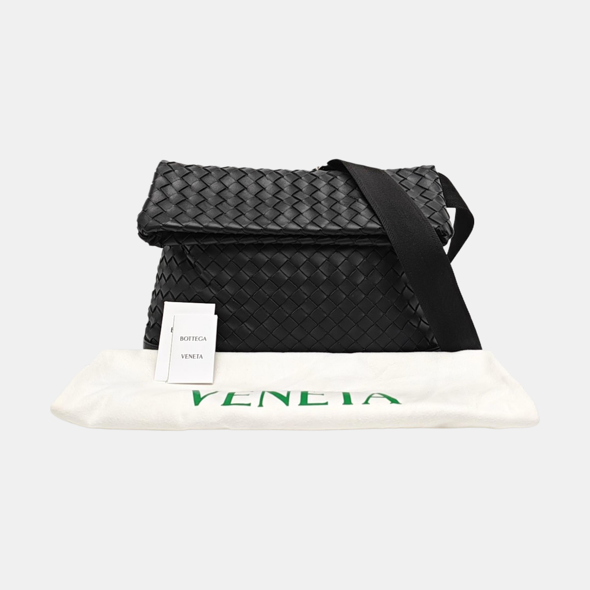 Calfskin Shoulder Bag Black